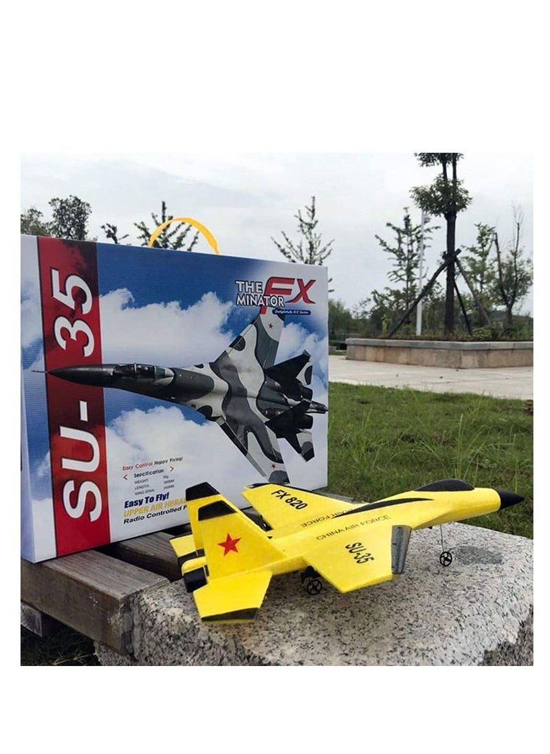 AROAQ DIY RC Plane Toy 620 blue 3 battery Remote Control Airplane DIY Fixed Wing Aircraft  - Image 5