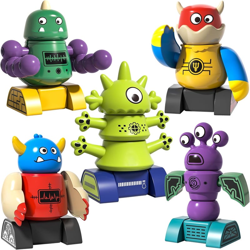 BLmukce Magnetic Robot Toy for Kids 3-5, 35 PCS STEM Educational Playset with Storage Box, DIY Stacking Monster Robots, Toddler Creative Building Toys Gift for Boys Girls (Christmas Birthday) - Image 1