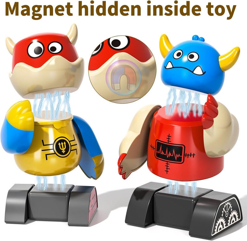 BLmukce Magnetic Robot Toy for Kids 3-5, 35 PCS STEM Educational Playset with Storage Box, DIY Stacking Monster Robots, Toddler Creative Building Toys Gift for Boys Girls (Christmas Birthday) - Image 2