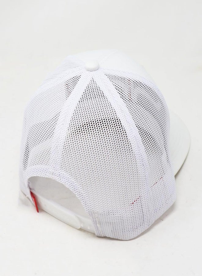 Kimes Ranch Caps Adjustable Snapback Weekly Trucker Hat White - Image 4