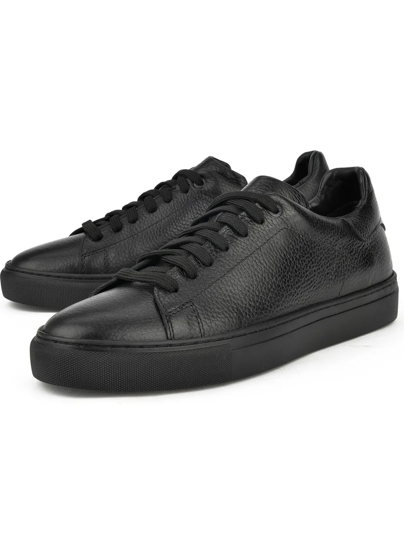 Ziya Men's Leather Sneaker 1331026ZF7 Black