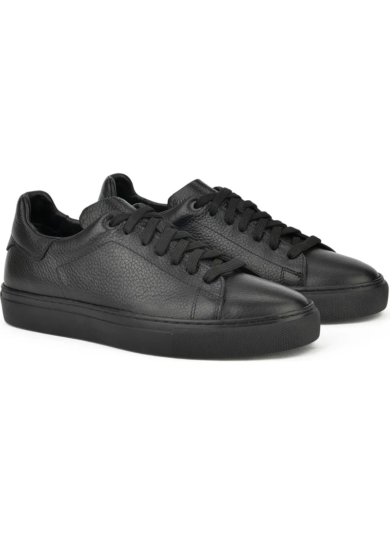 Ziya Men's Leather Sneaker 1331026ZF7 Black