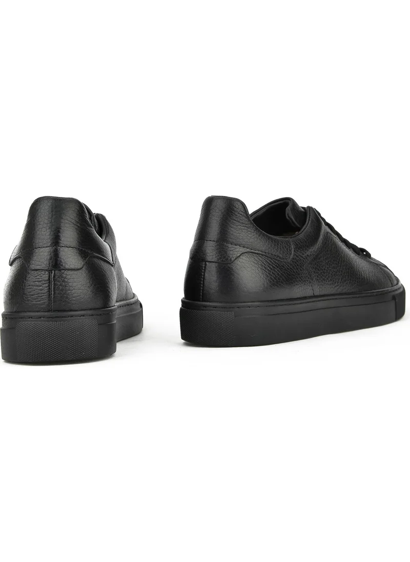 Ziya Men's Leather Sneaker 1331026ZF7 Black