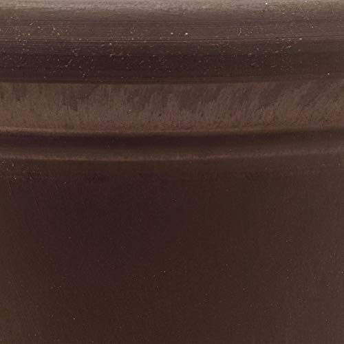 PSW Pot Collection NUR28C 10” Planter Pot for Indoor and Outdoor Plants and Gardens, 10-inch, Chocolate - Image 5