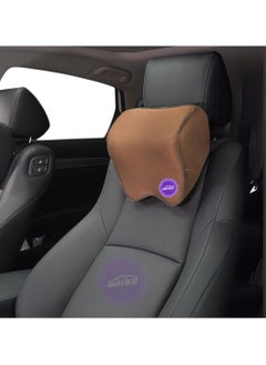 MOTRK Car Neck Pillow for Neck, Car Seat Neck Pillow with 100% Pure Memory Foam and Washable Cover,Car Headrest Pillow for Ergonomic Design, Car Neck Pillow  - Image 1