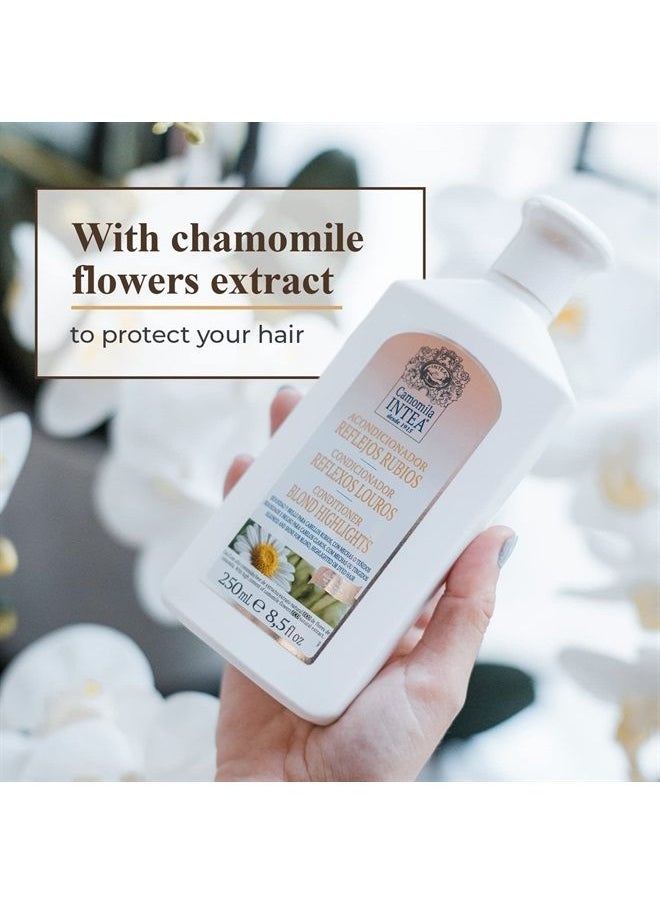 Intea Camomila Conditioner for Blonde Hair - Blonde Highlights Conditioner with Natural Chamomile Extract - Keep and Enhance Your Blonde Hair Colour - 8.5 oz (250 ml)  - Image 1