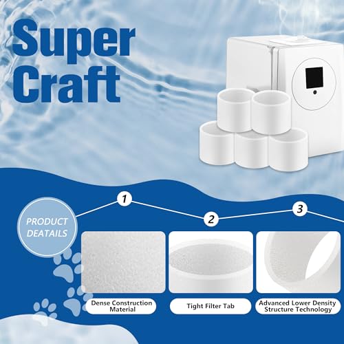 Funmit Top Fill Humidifier Replacement Filters for LEVOIT Classic160, Dual150, Dual200S, Classic300(S), LV600S, OasisMist 450S, Superior6000S Series Humidifiers to Improve Humidification, 20-Pack - Image 3