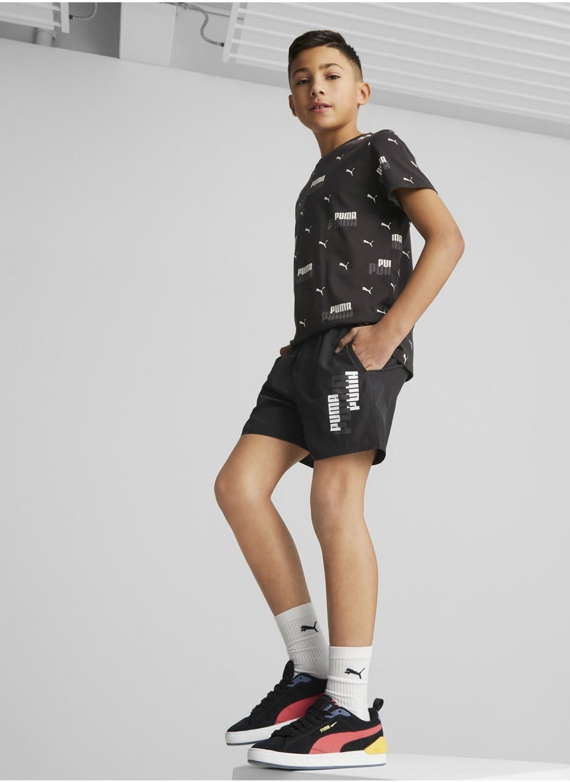 PUMA - Essentials Kids Boys Logolab Woven Shorts - Image 1