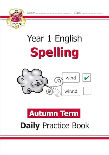 New Ks1 Spelling Daily Practice Book Year 1 Autumn Term By CGP Books Paperback
