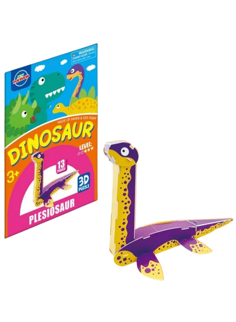 Kids' Dinosaur Series DIY Puzzle: 3D Paper Model Kit - Easy Build Educational Toy to Boost Spatial IQ - Image 5