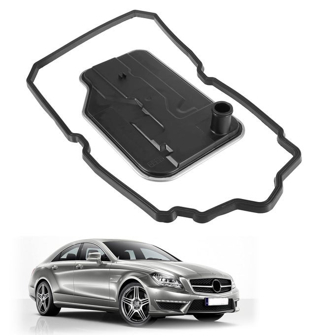 TOPVIGOR Automatic Transmission Filter Oil Pan Gasket Kit Fits for Mercedes Benz GL450 E350 C350 2006 2007 2008 2009 2010 2011 2012 2013 2014 Transmission Filter Kit 7229 Transmissions 2212770195