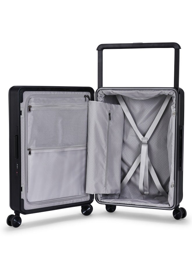 LIMRA Travel Bag From Limra Made Of PC Cabin Carry Check-In Luggage Trolley Size 20 inch Color Black  - Image 5