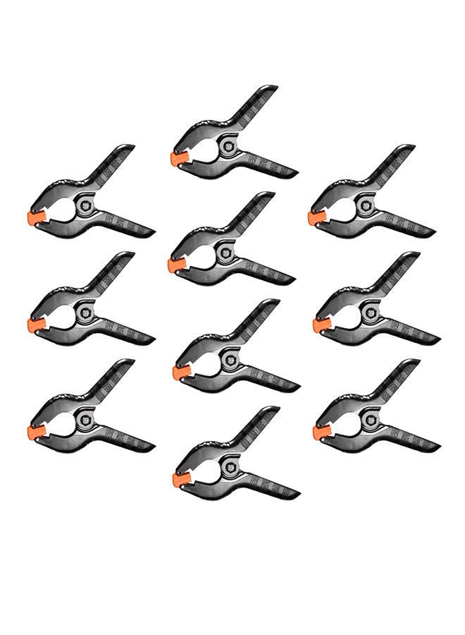 NIBEMINENT Backdrop Clamps For Nylon Muslin Paper Black  - Image 1