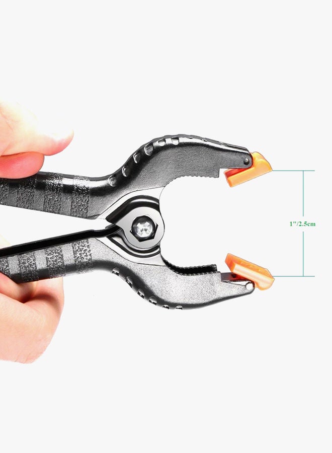 NIBEMINENT Backdrop Clamps For Nylon Muslin Paper Black  - Image 3