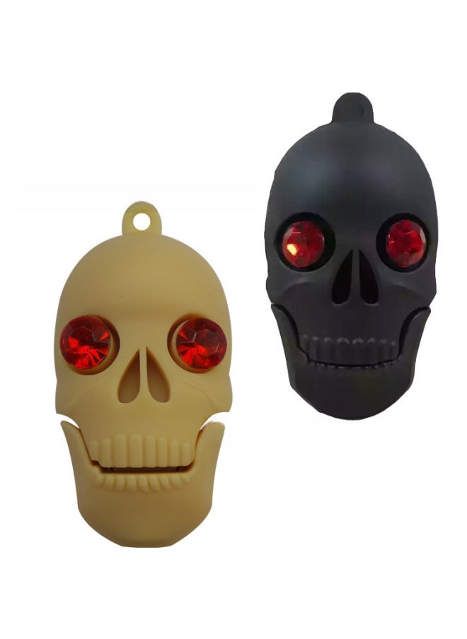 Generic Cartoon USB Flash Disk 3.0 & 2.0 Human Organ Skeleton Skull 64G Halloween Gift Skull Skull Skull USB Flash Disk-Color:High-speed USB3.0 Color Message-Capacity:128GB  - Image 5