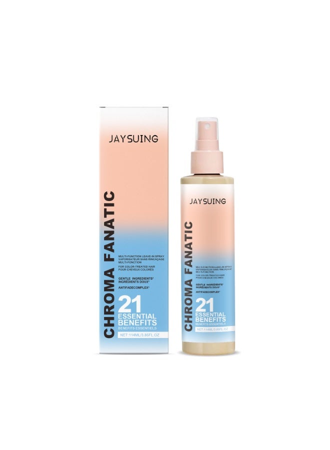 Jaysuing Color Fanatic Leave - in Conditioner Hair Treatment Detangler Spray - Powerfully Protects Color from Fading, Heat - Protectant, Vegan Formula, 6.7 Fl Oz Ample Volume for Hair Care - Image 1