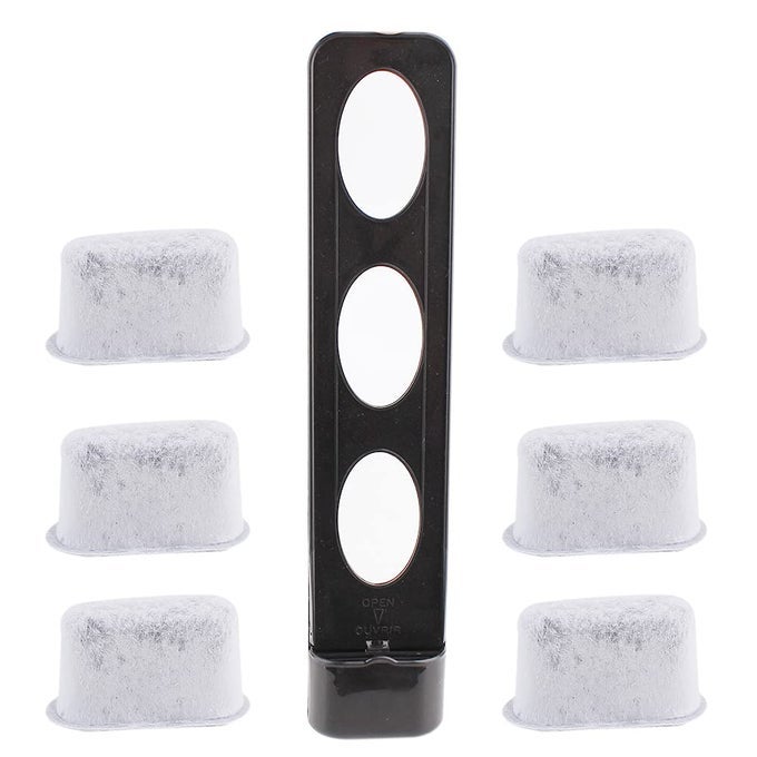 REPLACEMENT PARTS WATER FILTER HOLDER WITH 6PACK CHARCOAL WATER FILTERSCOMPATIBLE WITH CUISINART COFFEE MAKERS