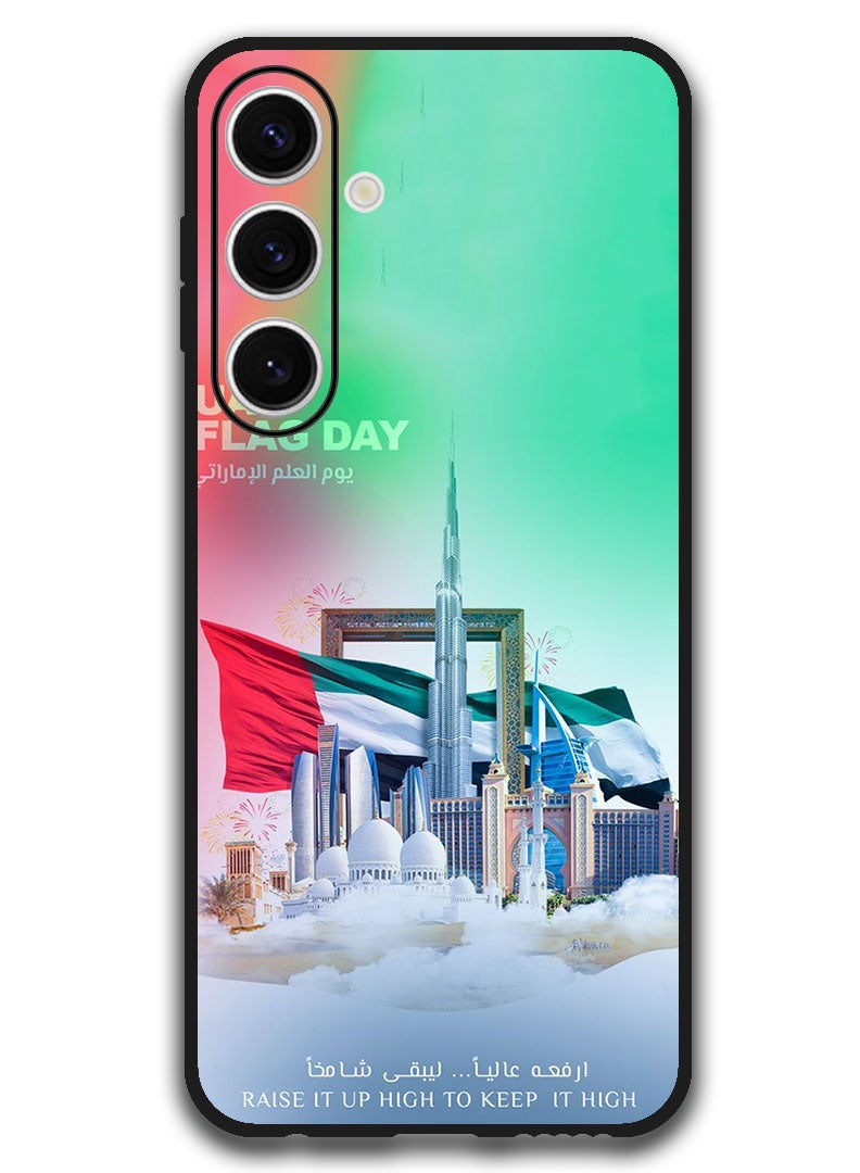 Theodor Protective Case Anti Scratch Shock Proof Bumper Cover For Samsung Galaxy S24 FE HAPPY UAE FLAG DAY - Image 1