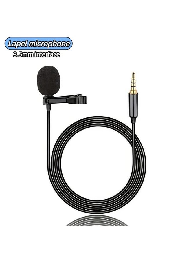 Wired Lapel Microphone Omnidirectional Pickup Anti Noise Type C Interface - Image 2
