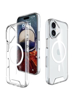 glassology iPhone 16 Plus MagSafe Clear Case with Screen Protector Slim Shockproof Wireless Charging Compatible Anti-Yellowing Protective Bundle  - Image 2