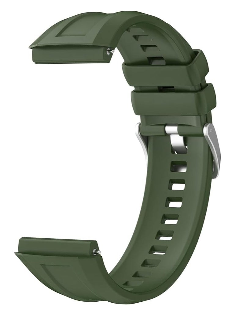 ماركة غير محددة Silicone Straps Compatible with Huawei GT 5 Pro 46 mm / GT5 46 mm / GT4 46mm Sports Wristbands Replacement Waterproof Silicone Strap  - Image 2