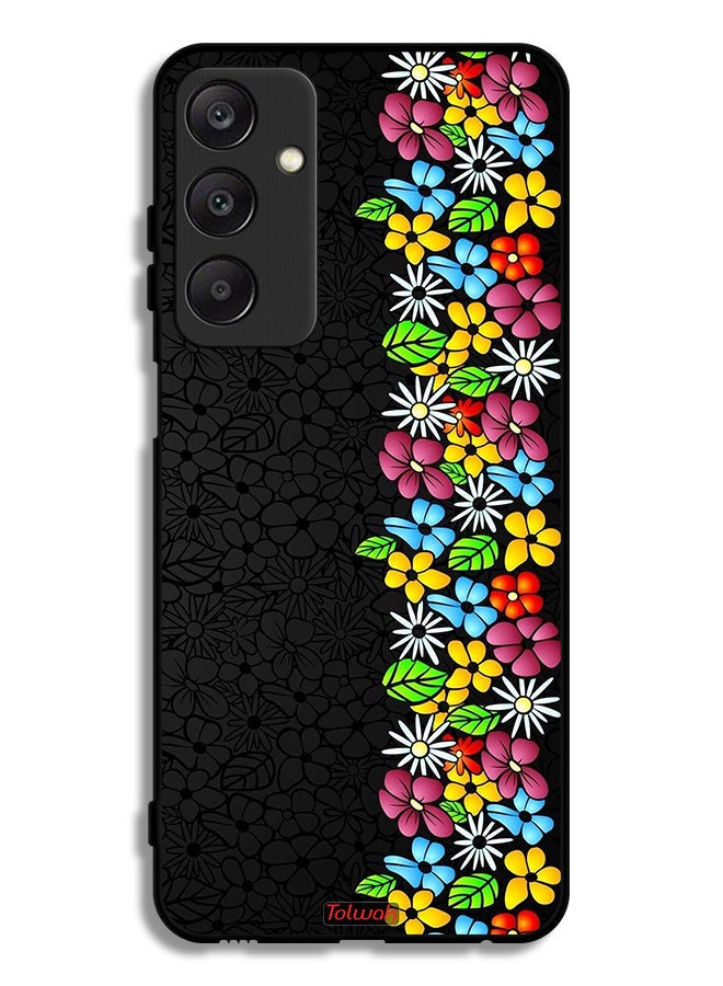 Tolwak Samsung Galaxy A25 5G Protective Case Cover Flowers Line - Image 1