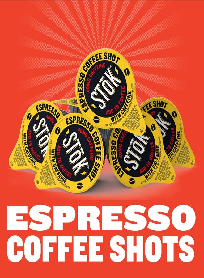 SToK Espresso Coffee Shots, Black, Unsweetened, Dark Roast Coffee, Ready to Drink, Use for Lattes, Americanos, 13 ML Pods, 264 Count - Image 3