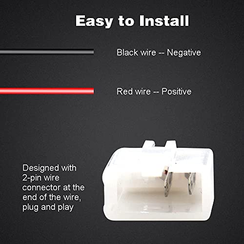 MotoParAcc 2 Pins LED Flasher Relays Fix Compatible with Motorcycle Turn Signal Hyper Flash Compatible with Honda Scooter Moped ATV Dirt Bike - Image 2