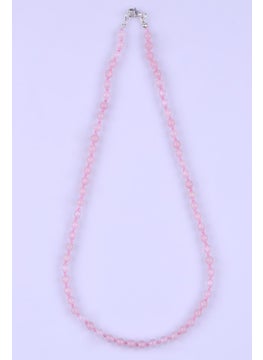 Güneş Avm Gunes Avm Pink Quartz Natural Stone 6 mm Knotted Necklace  - Image 2