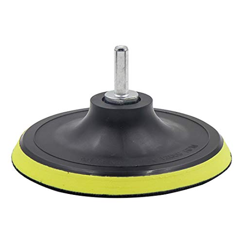 Luomorgo 5 inch Hook & Loop Backing Pad Orbital Sander Polisher Sanding Pad w M10 Drill Adapter 2pcs - Image 3