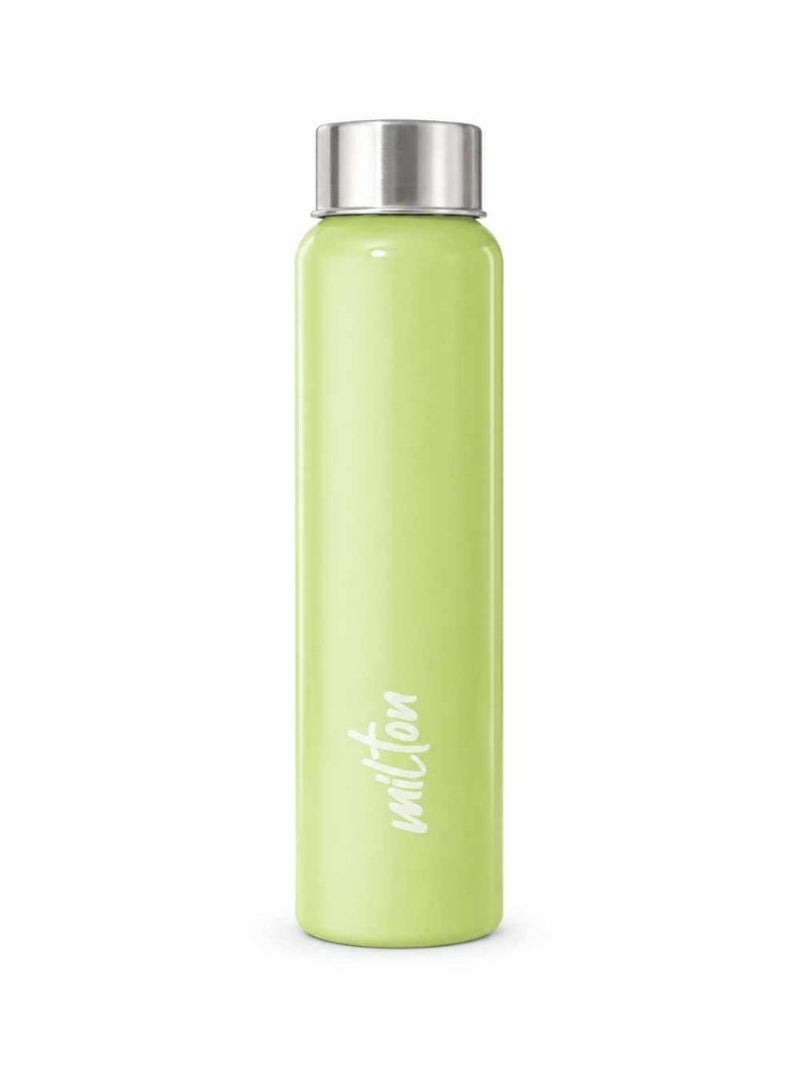 Milton Stainless Steel Water Bottle, 920 ml, Leakproof Lid for Everyday Hydration, Reusable Drinkware, Pizta Green, 1 Piece - Image 1