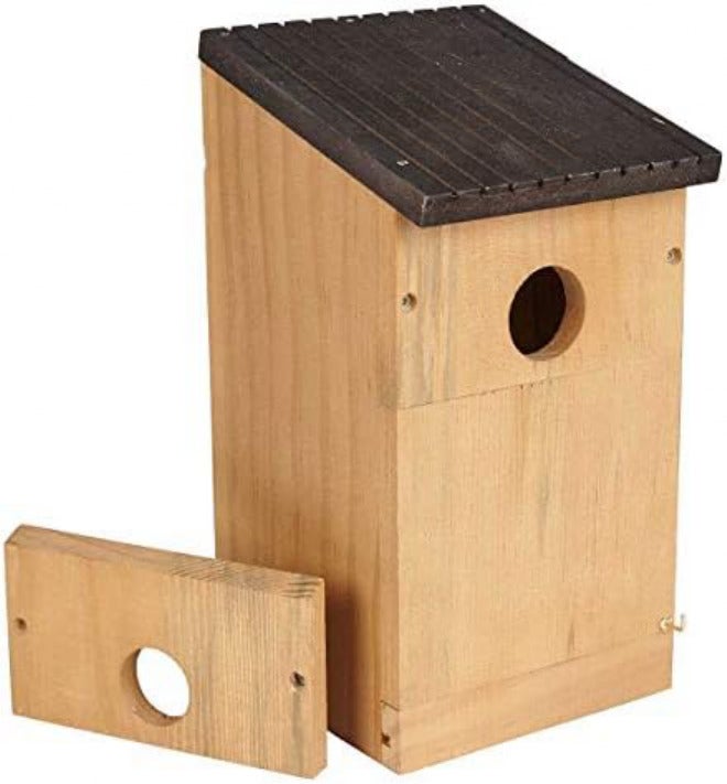 جاردمان صندوق عش الطيور Gardman A04381، باللون البني، أبعاده 14x14x24 سم - Image 2