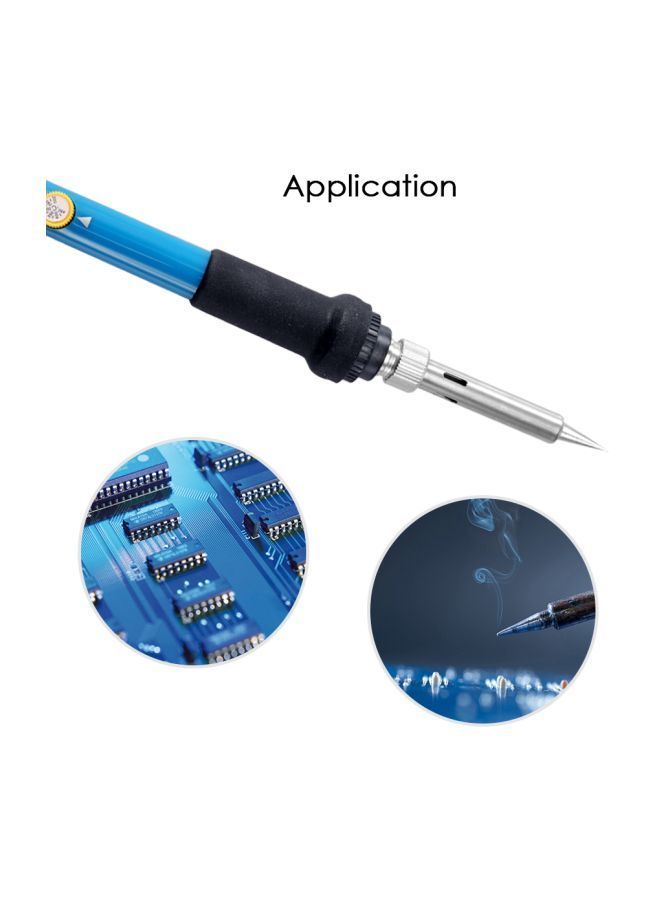 NIBEMINENT Electric Soldering Pen Blue/Silver/Black 195mm - Image 5