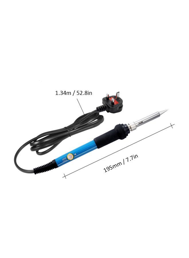 NIBEMINENT Electric Soldering Pen Blue/Silver/Black 195mm - Image 3