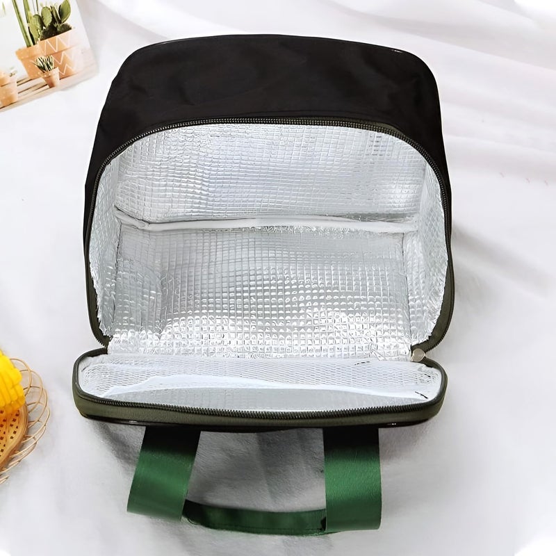 NFI essentials NFI essentials Insulated Lunch Bag for Men Women Large Tiffin Carry Bag Travel Lunch Box Organizer for Office, School, College, Leak-Proof Lunch Cooler Bag  - Image 3