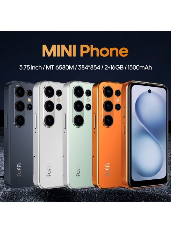 FUFFI هاتف ذكي Fuffi Mini غير مقفل، هاتف خلوي صغير بجيب HD 3.75 بوصة، شريحة MT6580M، 2 جيجابايت + 16 جيجابايت، بطارية 1500 مللي أمبير، كاميرات خلفية متعددة الدقة، هاتف احتياطي محمول 4 ألوان - Image 2