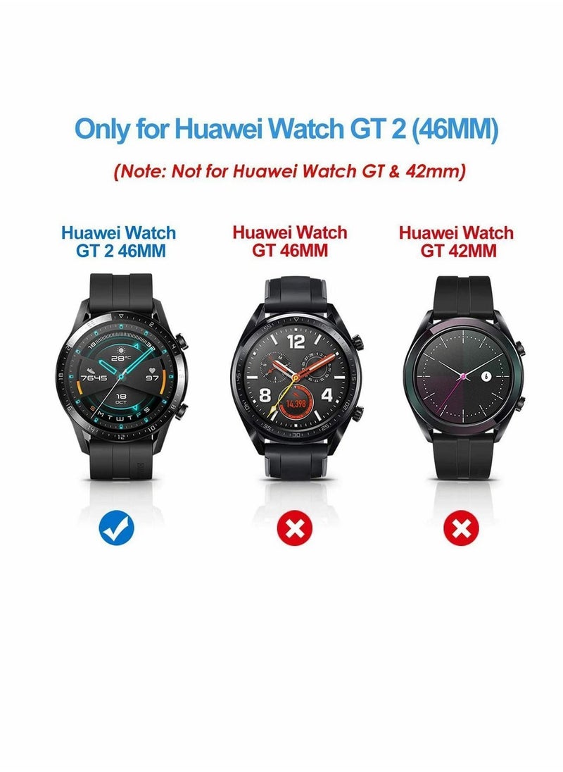 Y&D - Compatible for Huawei Watch GT 2 46mm Screen Protector Case 1PCS Soft TPU Scratch Resist Full Cover Proof Protective Bumper Shell - Image 1