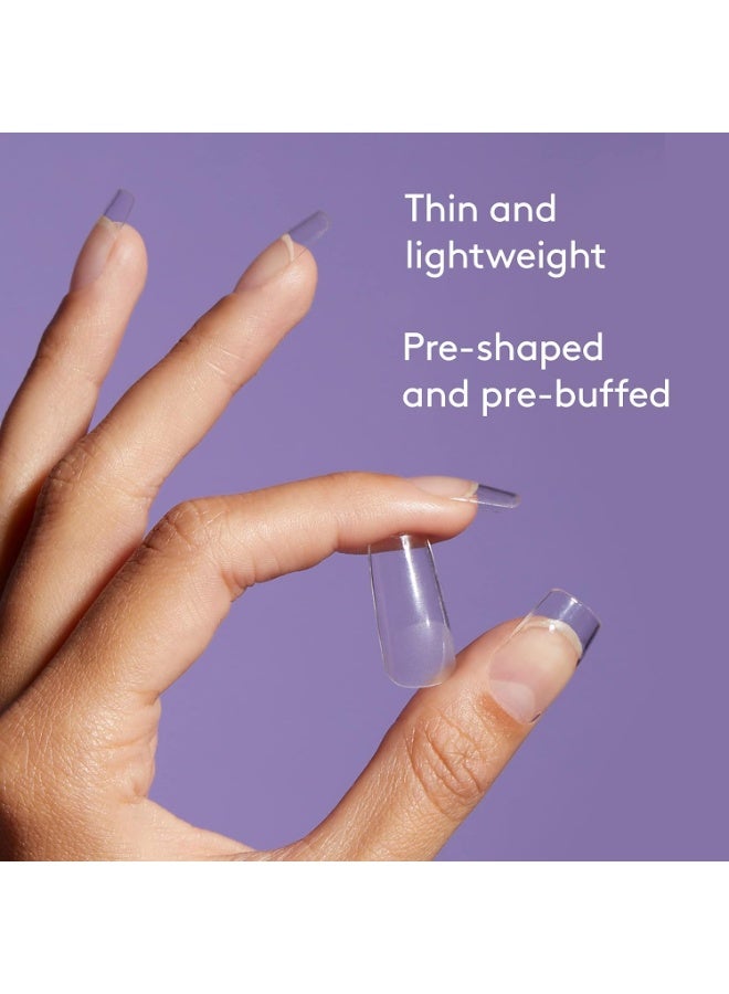 mylee Fix N Flash Soft Gel Tips Short Almond 552 PCS Full Cover Soft Gel Nail Tips Nail Art Extensions Flexible and Resistant 12 Different Sizes Fit All Nails - Image 4