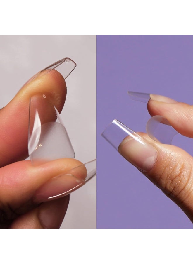 mylee Fix N Flash Soft Gel Tips Short Almond 552 PCS Full Cover Soft Gel Nail Tips Nail Art Extensions Flexible and Resistant 12 Different Sizes Fit All Nails - Image 2