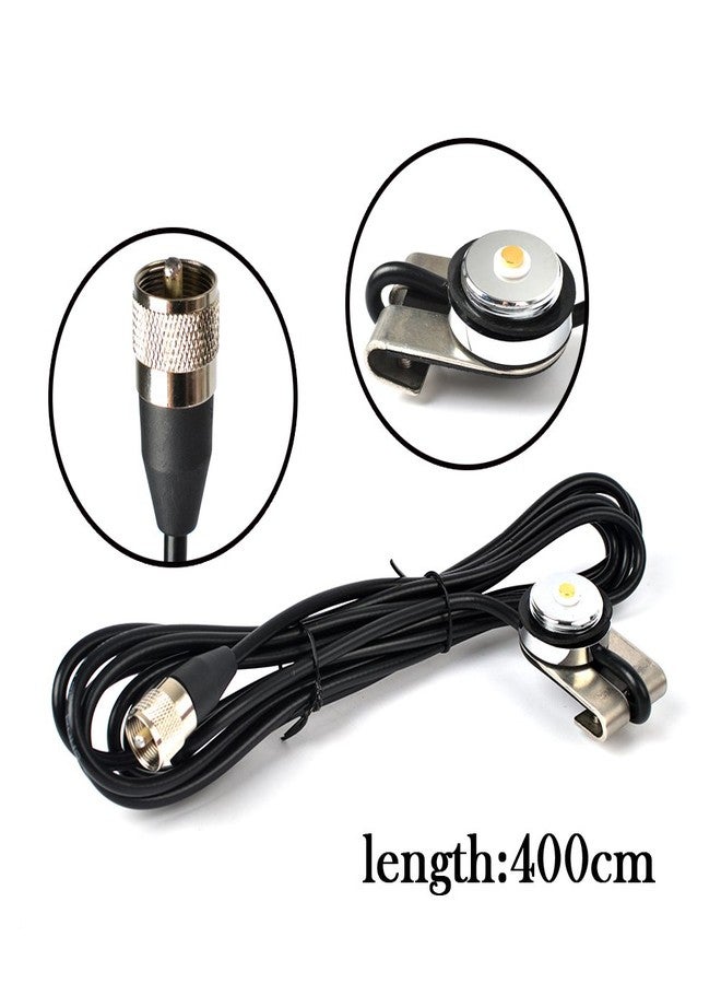 HYS UHF VHF 2meter 70CM 21inch NMO Antenna with NMO Mount 4meter(13.1ft) PL259(UHF Male) RG58 Coax Cable Bracket Mount for Trunk Car Mobile Radio Transceiver - Image 5