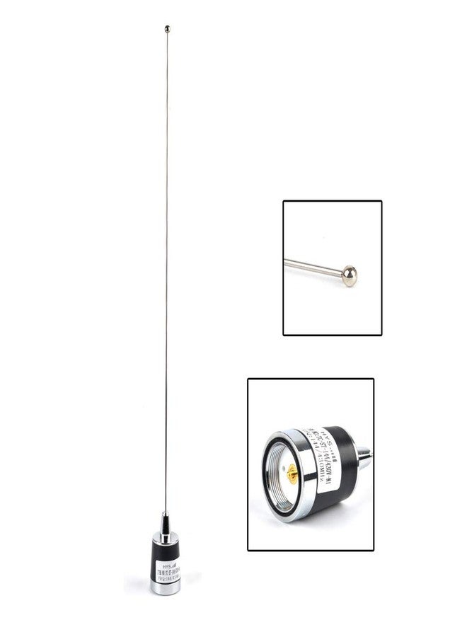 HYS UHF VHF 2meter 70CM 21inch NMO Antenna with NMO Mount 4meter(13.1ft) PL259(UHF Male) RG58 Coax Cable Bracket Mount for Trunk Car Mobile Radio Transceiver - Image 2