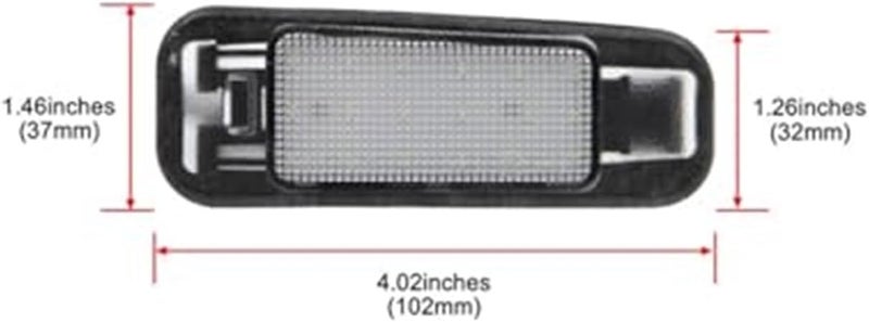 Wivplex 2Pcs White License Plate Light for Kia Rio - Image 3