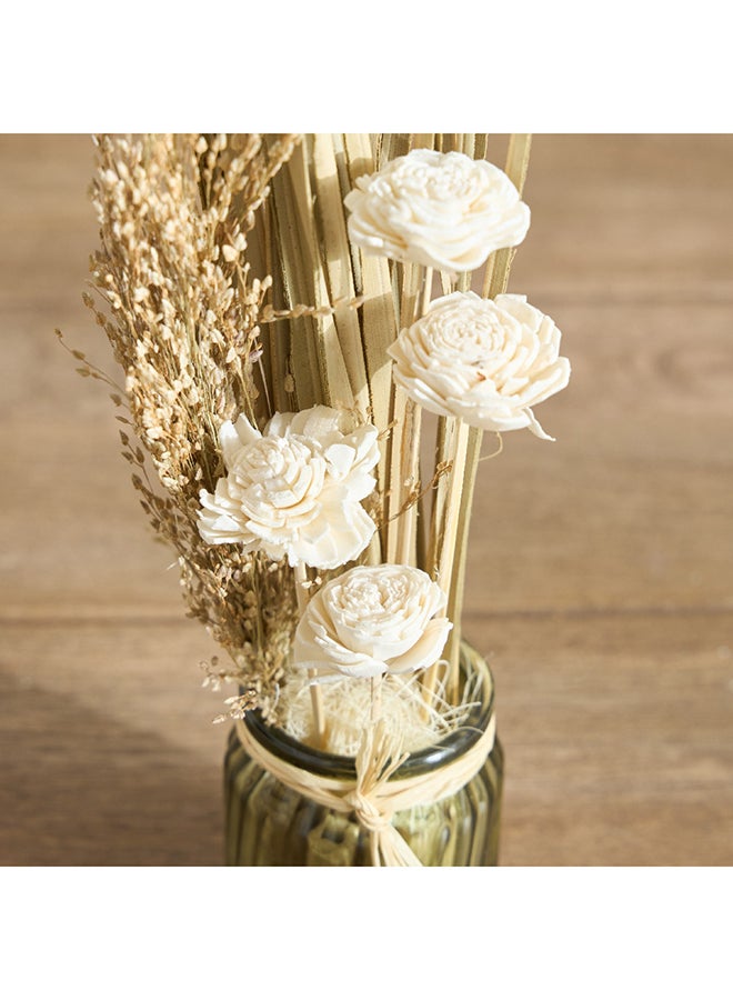 Home Box Miley Flower Arrangement with Ceramic Pot 8 x 24 x 8 cm  - Image 2