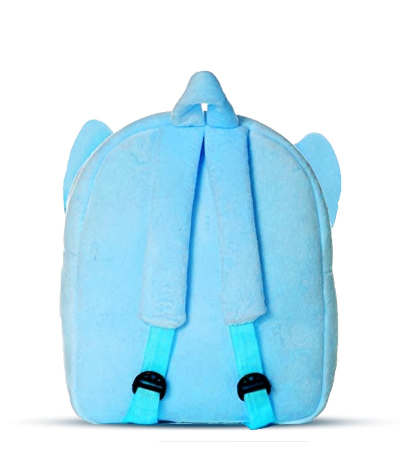 Frantic Kids Soft Animal Cartoon Travelling School Bag Soft Plush 1 Compartment Backpacks Boys Girls Baby for 2 to 5 Years Baby/Boys/Girls Nursery, Preschool, Picnic (FullBodySkyRabbit), Blue - Image 4