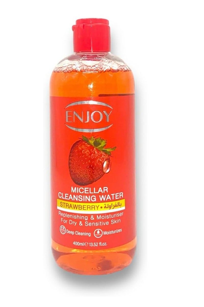 ENJOY MICELLAR CLEANSING WATER STRAWBERRY 400ML