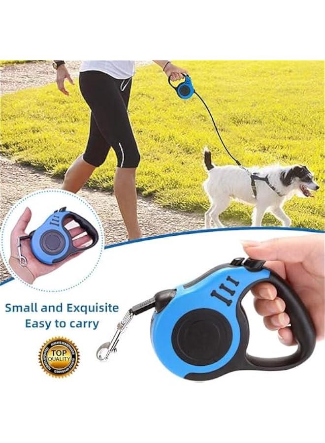 HOOKOR Retractable Dog Leash, Pet Walking Leash With Anti-slip Handle, Strong Nylon Tape, One-handed One on Lock & Release, Suitable For Small/Medium Dog Or Cat (Black) - Image 5
