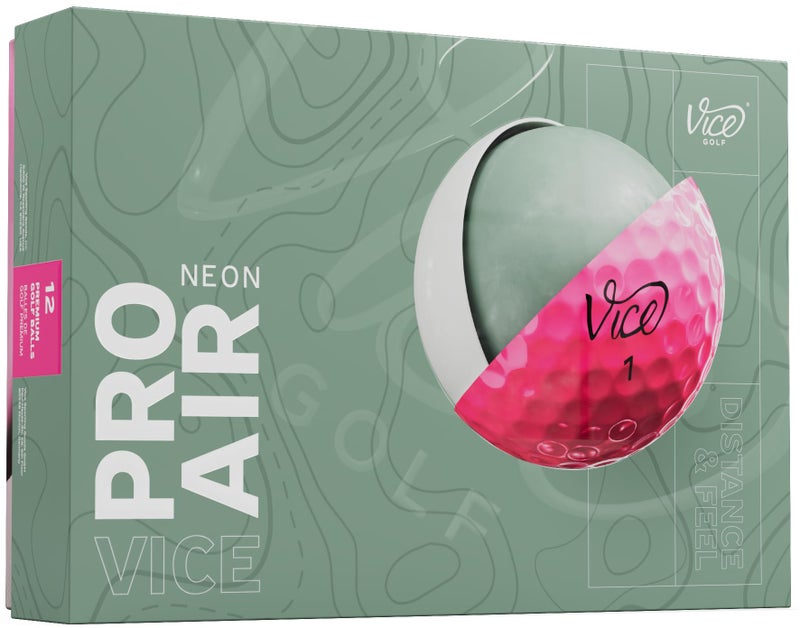 Vice Golf Vice Pro Air Golf Balls 2025 Model Pink - Image 2