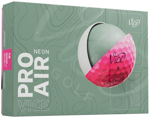 Vice Golf Vice Pro Air Golf Balls 2025 Model Pink - Image 1