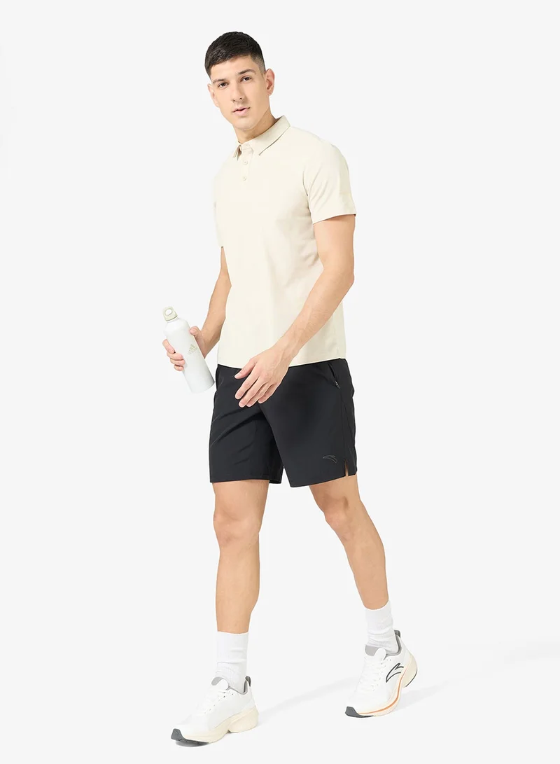 Anta Yellow Men’s Short Sleeve Polo Shirt – Clean Casual Style for Everyday Wear for Men | Best Price UAE