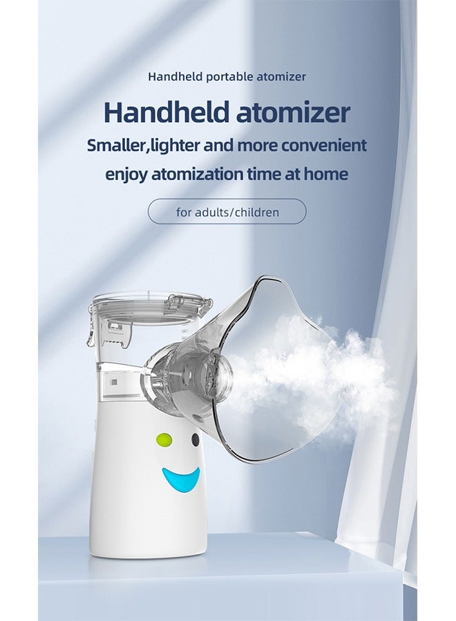 أوشن Mesh Nebulizer Portable Nebulizer, 2 Modes Handheld Nebulizer, Handheld Inhaler Automatic Inhalators for Adults and Children, Ultrasonic Inhaler Mesh Nebulizer for Home and Travel Use - Image 2